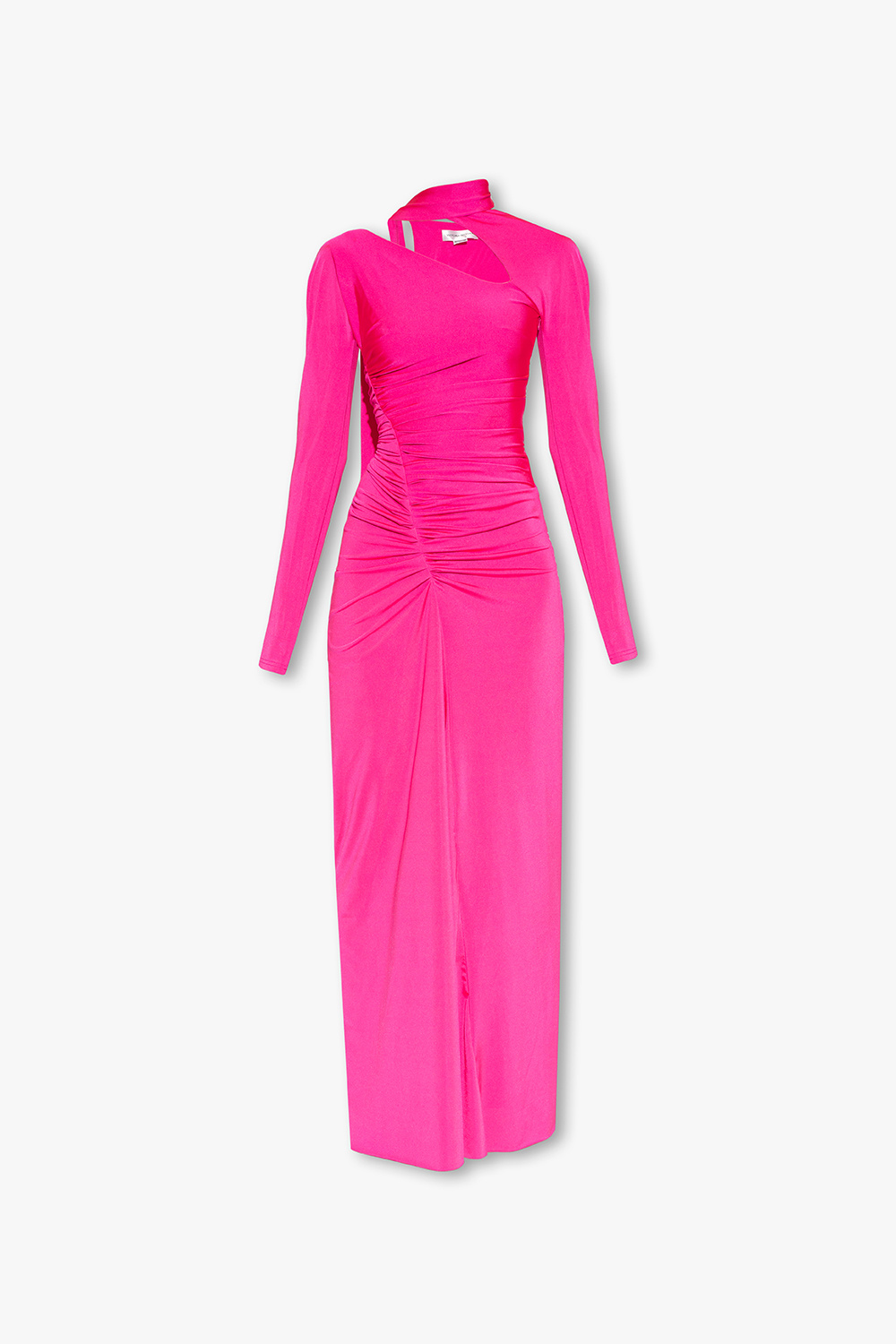 SchaferandweinerShops CR - Pink Dress with asymmetric neck